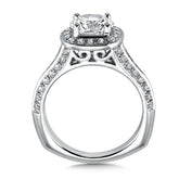 Halo Style Diamond Engagement Ring